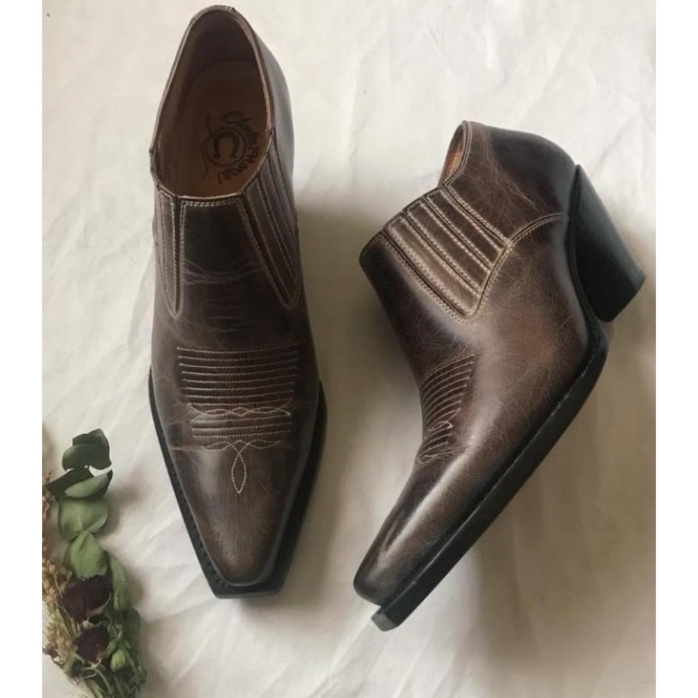 Charlie 1 Horse by Lucchese Western Ankle Boots